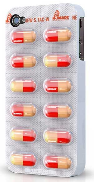 Cover iPhone con blister per le pillole