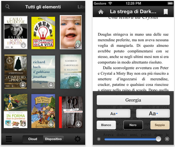 Kindle per iOS