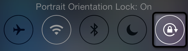 blocca rotazione schermo iphone